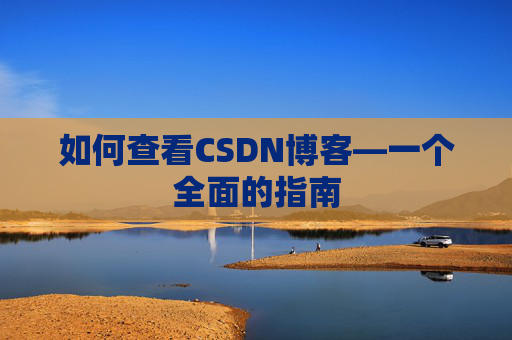 如何查看CSDN博客—一个全面的指南
